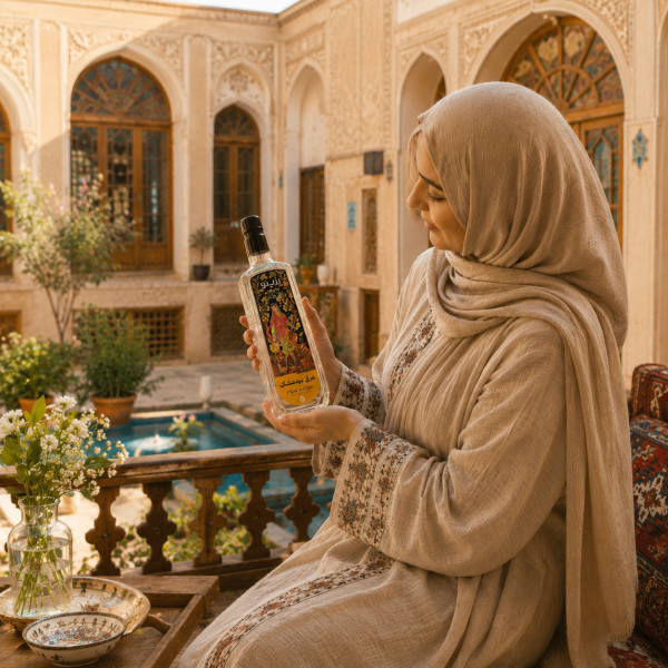 خرید عمده عرق بیدمشک ممتاز کاشان